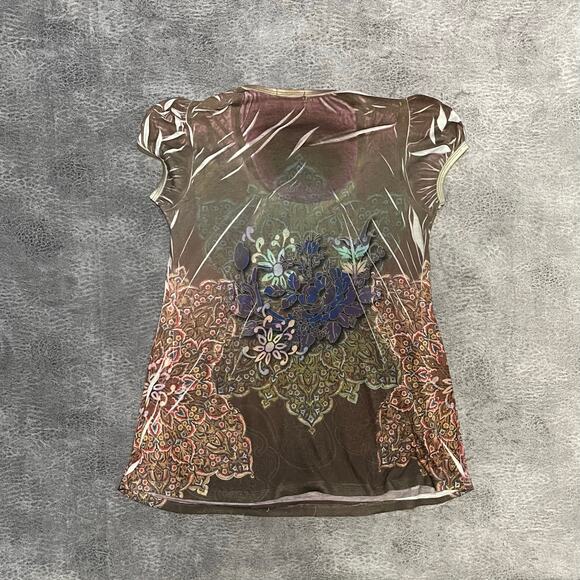 Casual Freedom Y2k Graphic Blouse - Picture 6 of 6